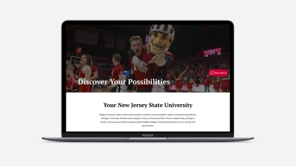 Rutgers–New Brunswick Undergraduate Admissions Discover campaign website